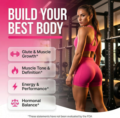 Clean Nutra Womens Creatine Monohydrate Powder 5000mg + Collagen, BCAAs, Myo-Inositol, Maca Root, L-Glutamine, Hyaluronic Acid, Folate, Biotin, Zinc & Iron, Vegan, Made in USA, 30 Servings.
